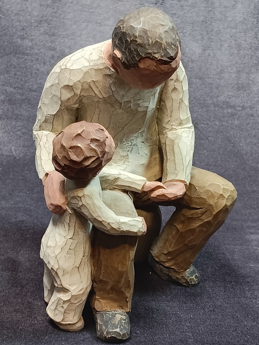 Willow Tree GrandFather and Child Figurine - Beige, Brown, Cream - Picture 2 of 7